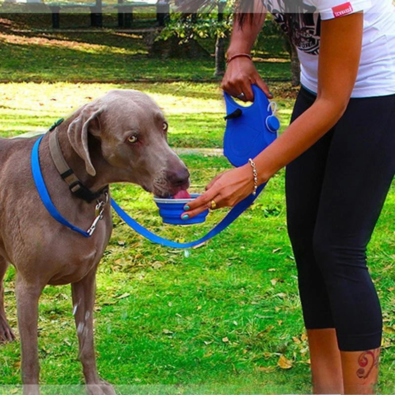 πΎ 3-in-1 Dog Leash β Bottle, Bowl & Leash in One!