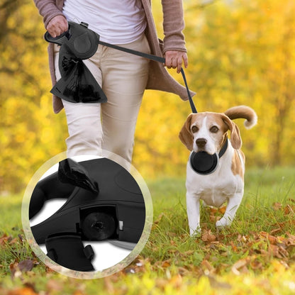 🐾 3-in-1 Dog Leash — Bottle, Bowl & Leash in One!