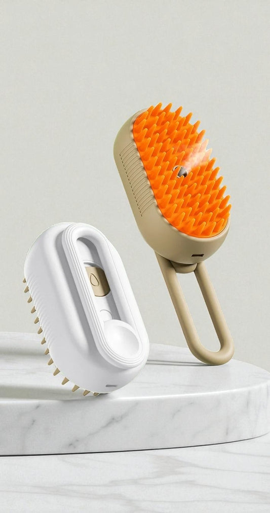 3-in-1 Electric Pet Steam Brush BeautyBrush