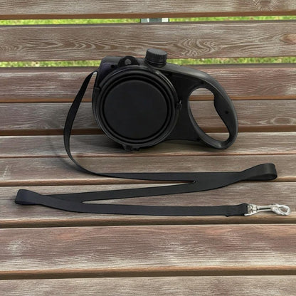 🐾 3-in-1 Dog Leash — Bottle, Bowl & Leash in One!